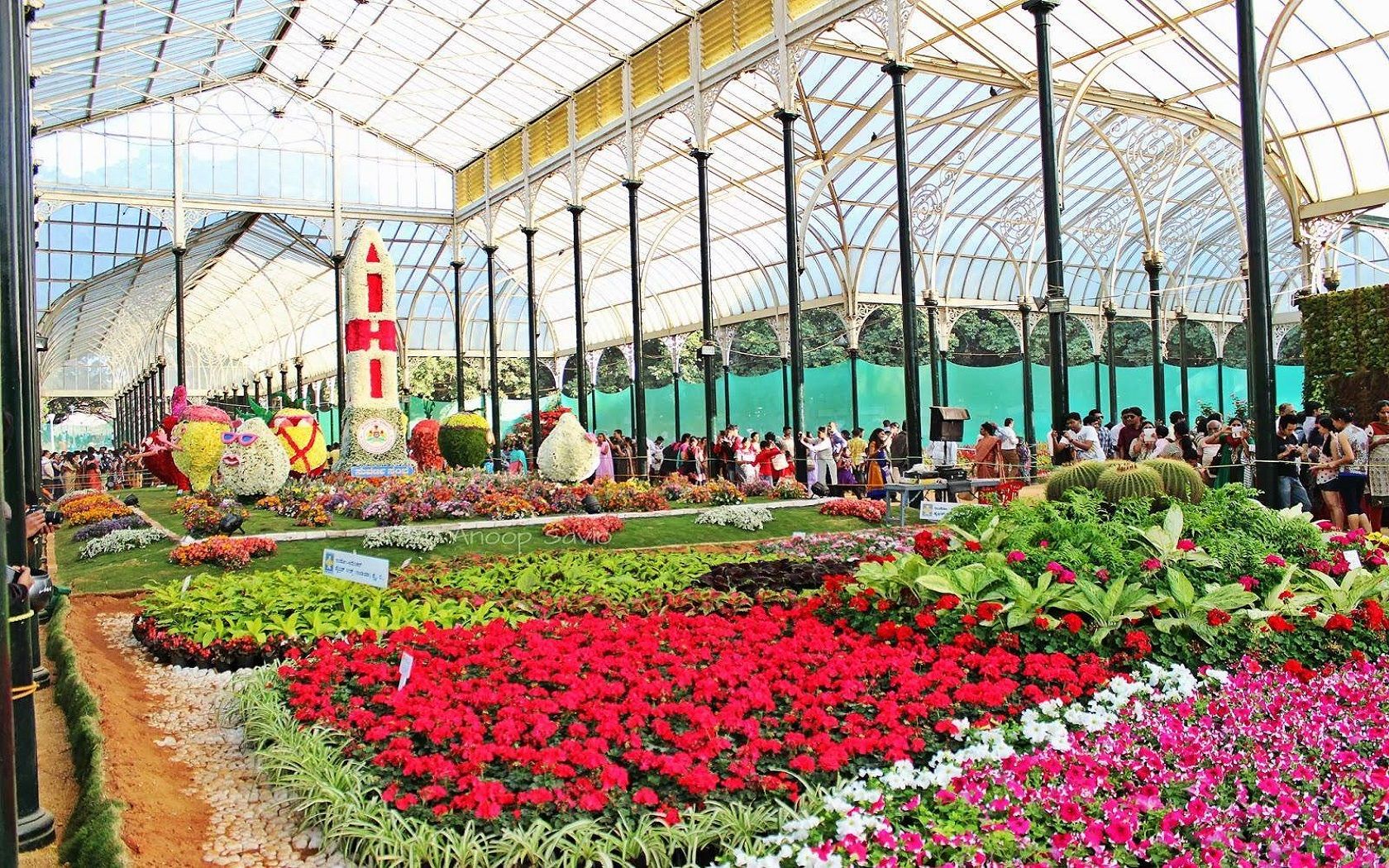 The Lal bagh botanical gardens